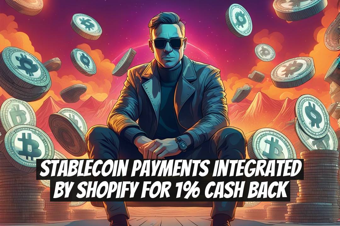 Stablecoin Payments Integrated by Shopify for 1% Cash Back