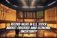 Record Highs in U.S. Stock Market Observed Amid Economic Uncertainty