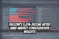 Filecoin's 5.8% Decline Noted Amid Market Consolidation Insights