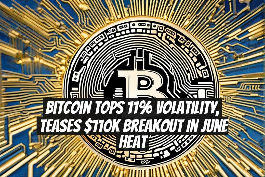 Bitcoin Tops 11% Volatility, Teases $110K Breakout In June Heat