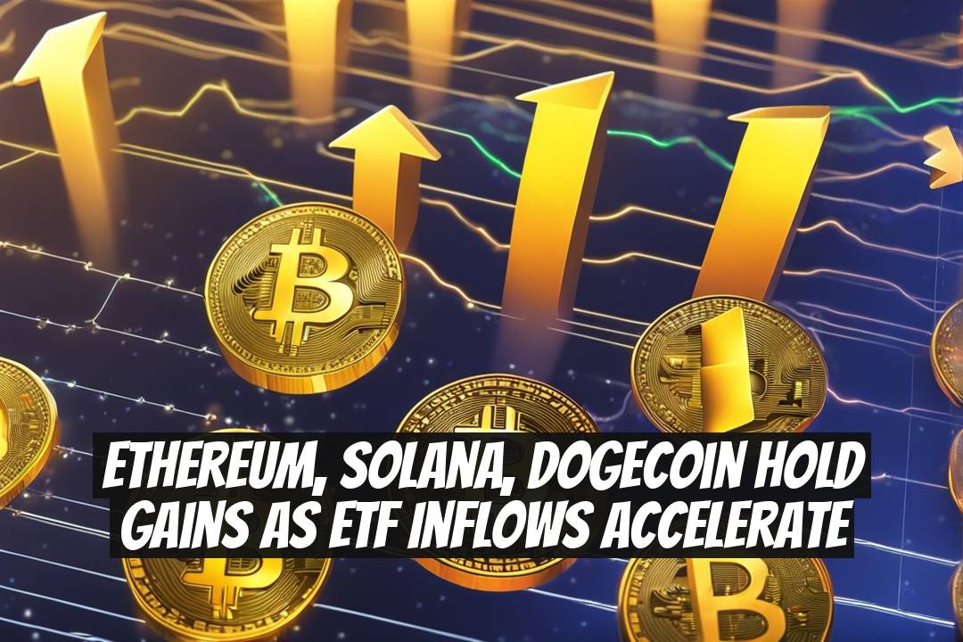 Ethereum, Solana, Dogecoin Hold Gains as ETF Inflows Accelerate