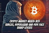 Crypto Market Mixed: BCH Surges, Hyperliquid and PEPE Face Sharp Losses