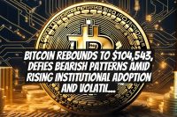 Bitcoin Rebounds to $104,543, Defies Bearish Patterns Amid Rising Institutional Adoption and Volatility