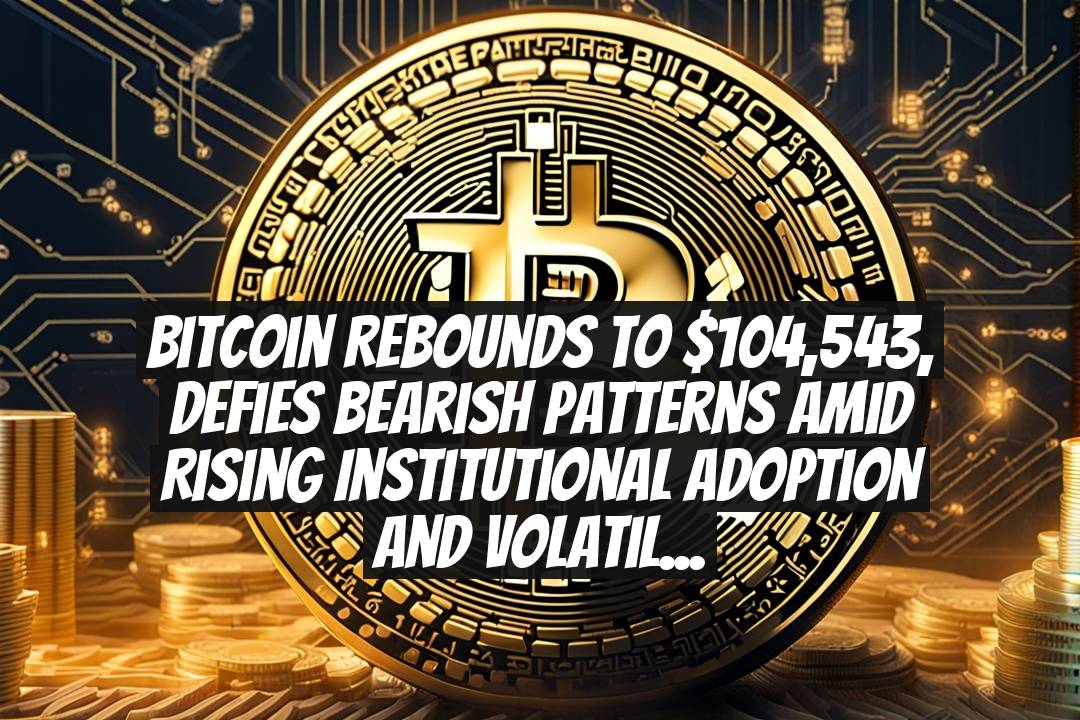 Bitcoin Rebounds to $104,543, Defies Bearish Patterns Amid Rising Institutional Adoption and Volatility