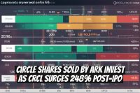 Circle Shares Sold by ARK Invest as CRCL Surges 248% Post-IPO