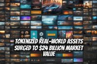 Tokenized Real-World Assets Surged to $24 Billion Market Value