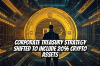 Corporate Treasury Strategy Shifted to Include 20% Crypto Assets