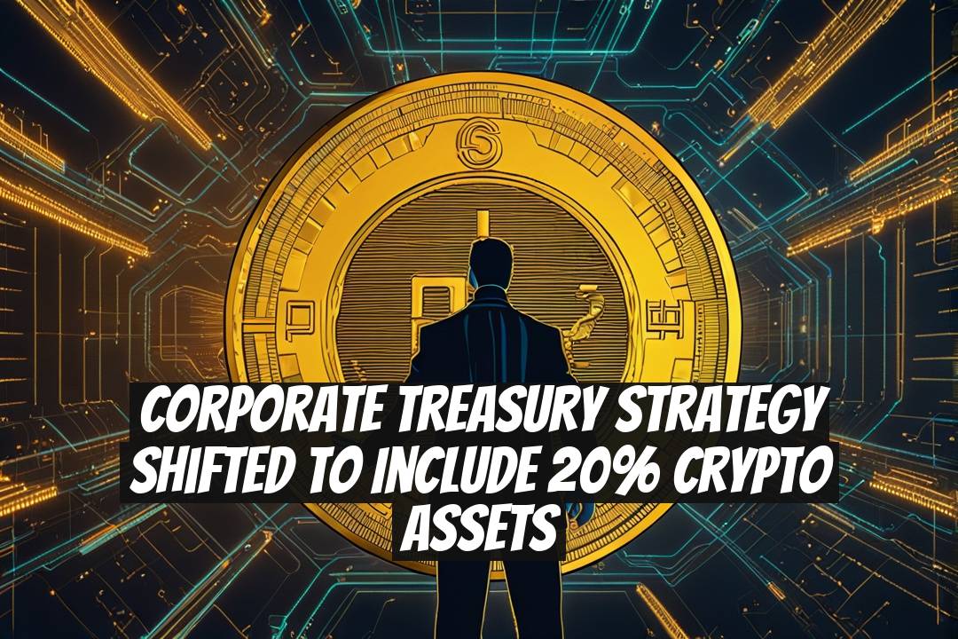 Corporate Treasury Strategy Shifted to Include 20% Crypto Assets