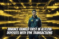 Binance Ranked First in Altcoin Deposits with 59K Transactions