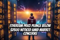 Ethereum Price Plunge Below $2500 Noticed Amid Market Concerns