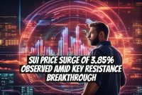 SUI Price Surge of 3.85% Observed Amid Key Resistance Breakthrough
