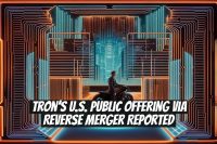 Tron’s U.S. Public Offering via Reverse Merger Reported
