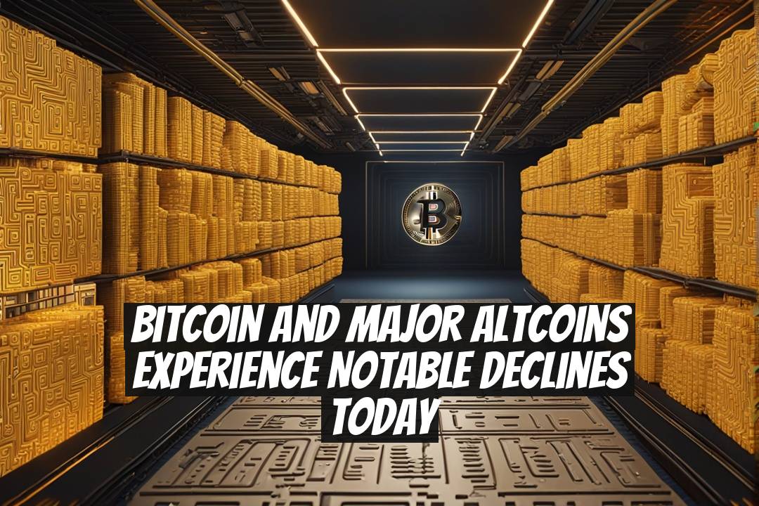 Bitcoin and Major Altcoins Experience Notable Declines Today