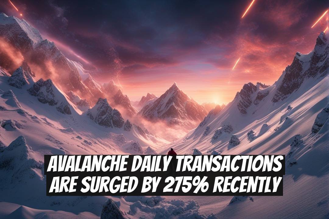 Avalanche Daily Transactions Are Surged by 275% Recently