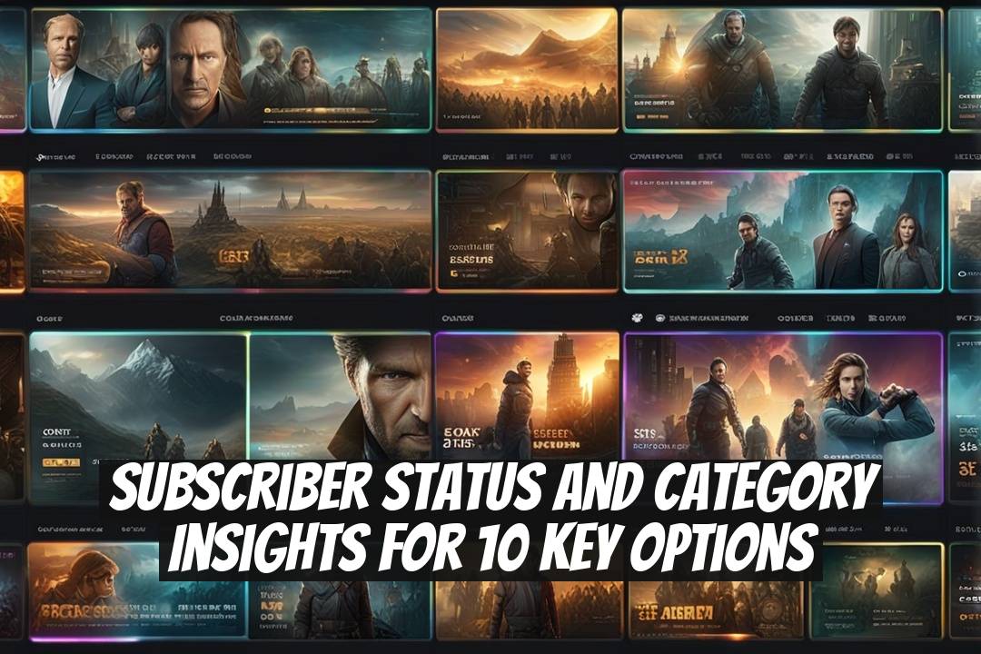 Subscriber Status and Category Insights for 10 Key Options