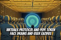 Virtuals Protocol and PEPE Token Face Drains and User Exodus