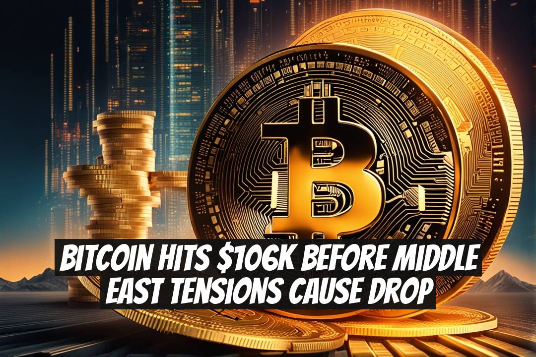 Bitcoin Hits $106K Before Middle East Tensions Cause Drop