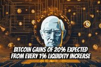 Bitcoin Gains of 20% Expected from Every 1% Liquidity Increase