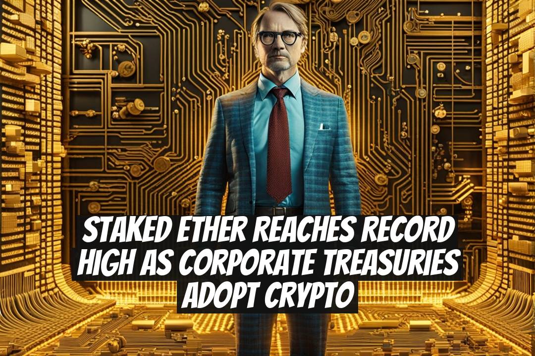 Staked Ether reaches record high as corporate treasuries adopt crypto