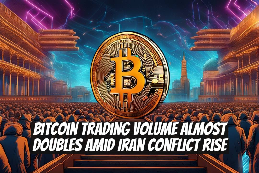 Bitcoin Trading Volume Almost Doubles Amid Iran Conflict Rise