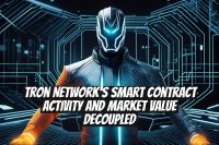 Tron Network's Smart Contract Activity and Market Value Decoupled