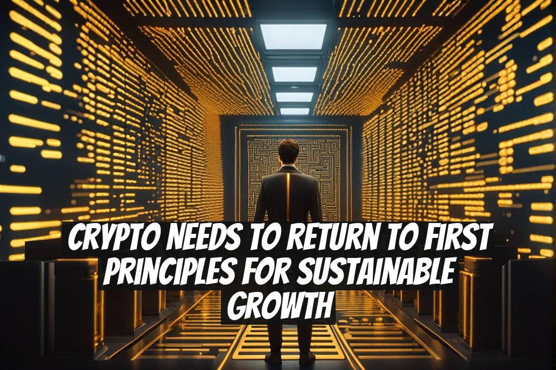 Crypto Needs to Return to First Principles for Sustainable Growth