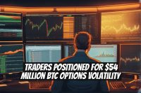 Traders Positioned for $54 Million BTC Options Volatility