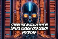 Generative AI Utilization in Apple's Custom Chip Design Discussed