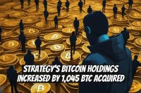 Strategy's Bitcoin Holdings Increased by 1,045 BTC Acquired