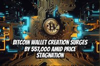 Bitcoin Wallet Creation Surges by 557,000 Amid Price Stagnation