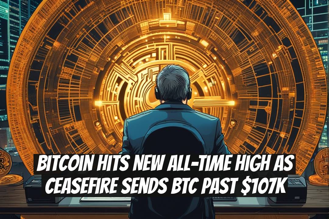 Bitcoin Hits New All-Time High as Ceasefire Sends BTC Past $107K