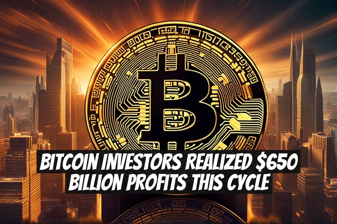 Bitcoin Investors Realized $650 Billion Profits This Cycle