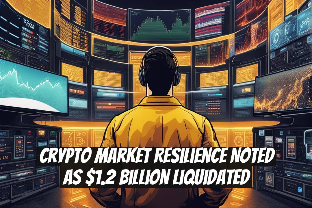 Crypto Market Resilience Noted as $1.2 Billion Liquidated