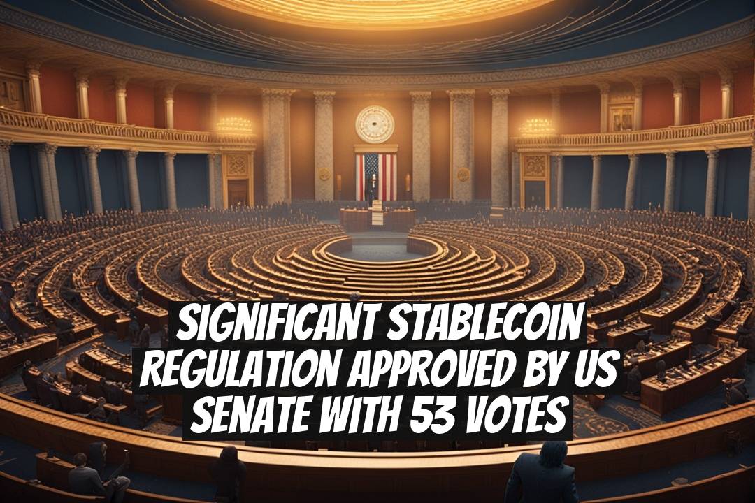 Significant Stablecoin Regulation Approved by US Senate with 53 Votes