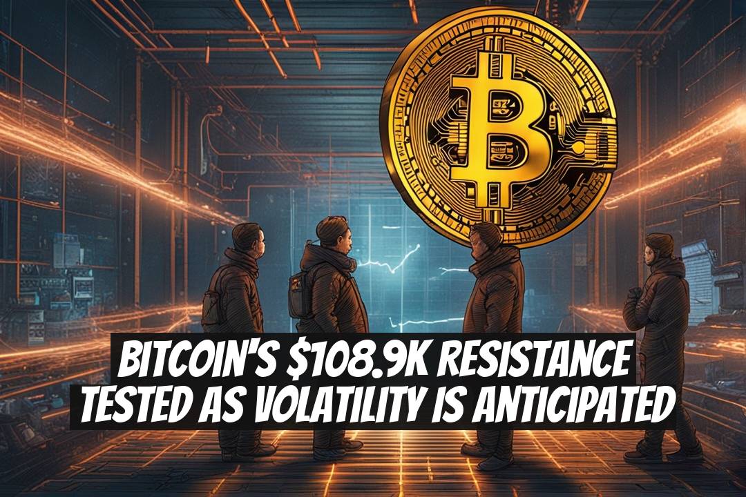 Bitcoin's $108.9K Resistance Tested as Volatility Is Anticipated