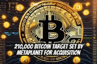 210,000 Bitcoin Target Set by Metaplanet for Acquisition