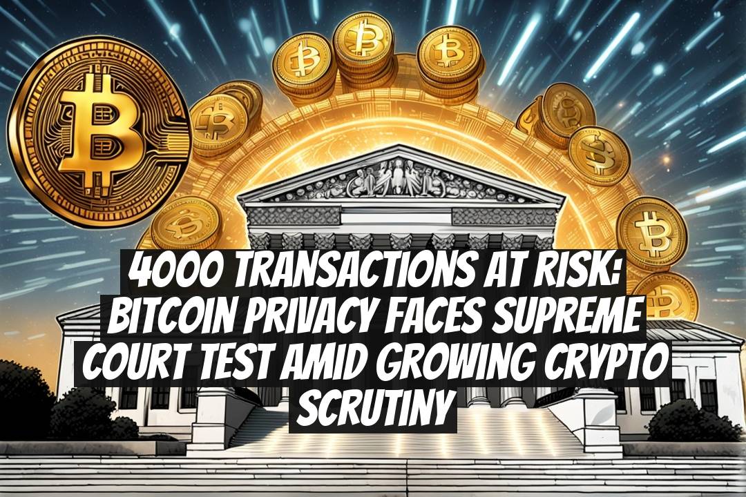 4000 Transactions at Risk: Bitcoin Privacy Faces Supreme Court Test Amid Growing Crypto Scrutiny