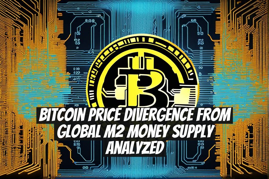 Bitcoin Price Divergence from Global M2 Money Supply Analyzed