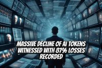 Massive Decline of AI Tokens Witnessed with 87% Losses Recorded