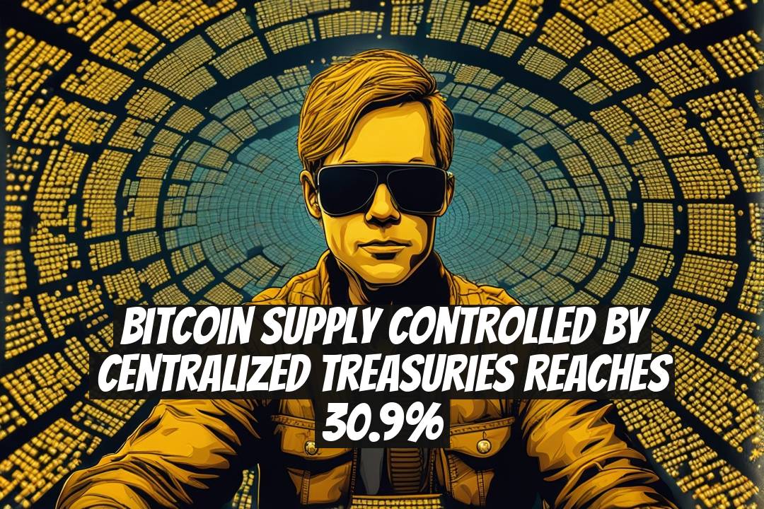Bitcoin Supply Controlled by Centralized Treasuries Reaches 30.9%