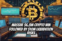 Massive $6.8M Crypto Win Followed by $10M Liquidation Risks