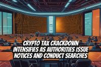 Crypto tax crackdown intensifies as authorities issue notices and conduct searches