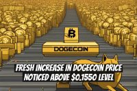 Fresh Increase in Dogecoin Price Noticed Above $0.1550 Level