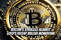 Bitcoin's Struggle Against Gold's Recent Bullish Momentum