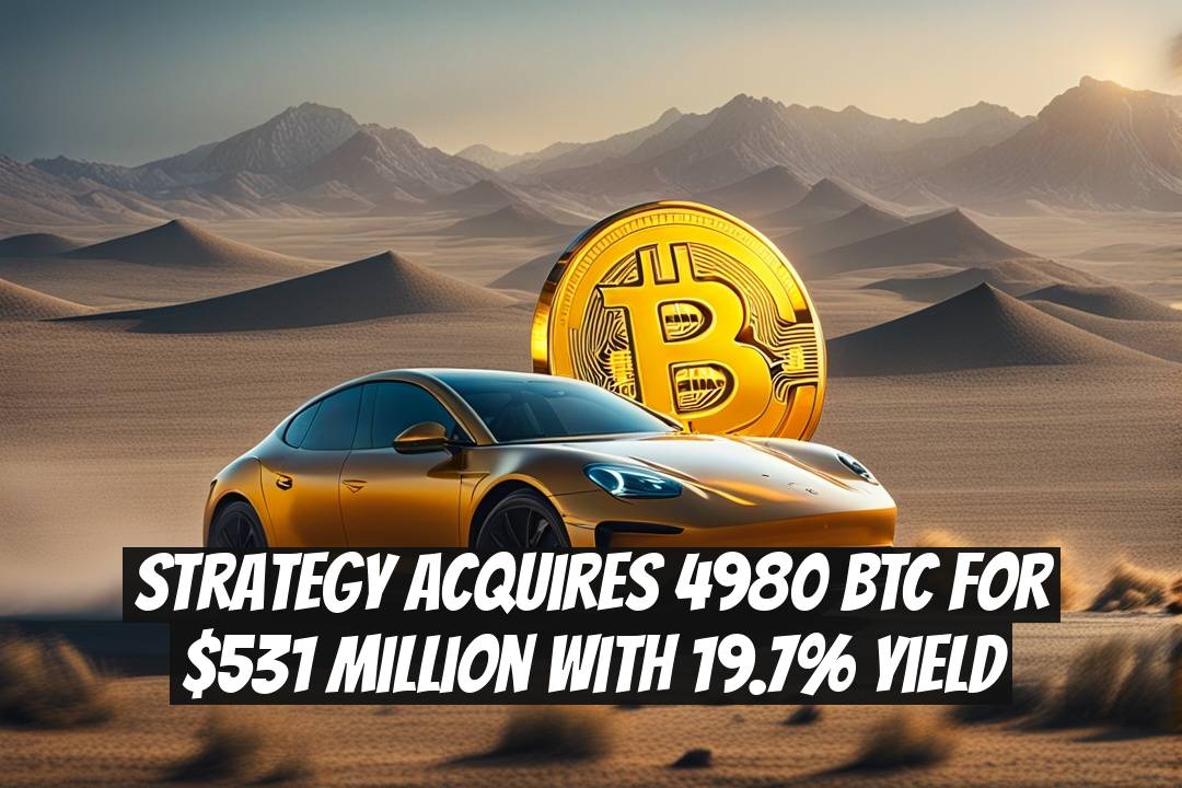 Strategy Acquires 4980 BTC for $531 Million with 19.7% Yield