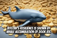 Bitcoin's Resilience Is Shown by Whale Accumulation of 200K BTC