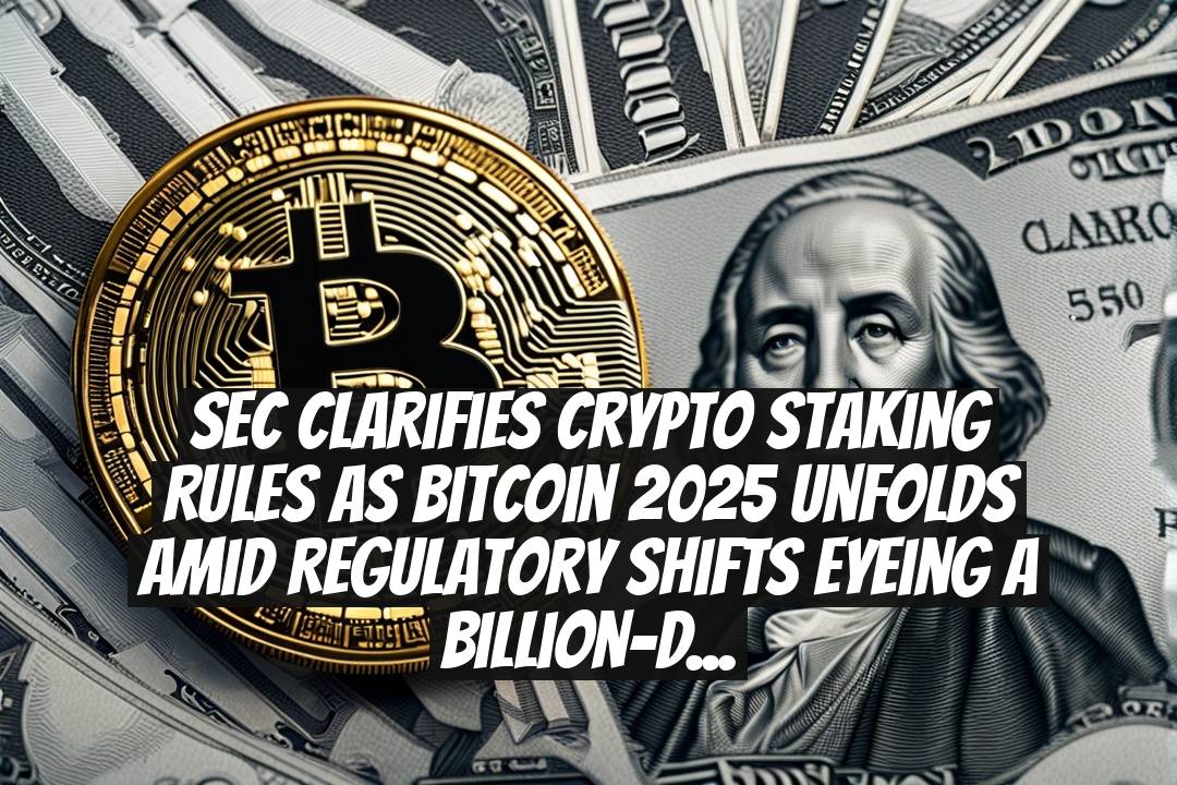 SEC Clarifies Crypto Staking Rules As Bitcoin 2025 Unfolds Amid Regulatory Shifts Eyeing a Billion-Dollar Market