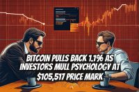Bitcoin Pulls Back 1.1% as Investors Mull Psychology at $105,517 Price Mark