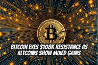 Bitcoin Eyes $108K Resistance as Altcoins Show Mixed Gains