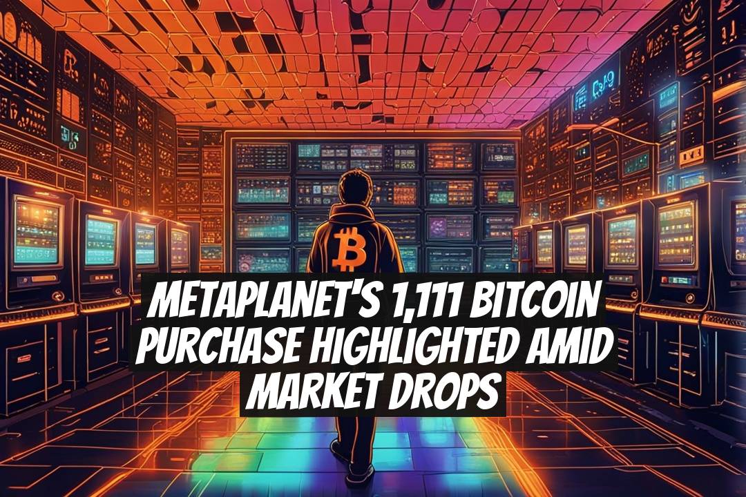 Metaplanet's 1,111 Bitcoin Purchase Highlighted Amid Market Drops